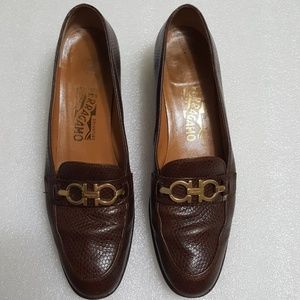 ♨️SALVATORE FERREGAMO♨️ women's block heels